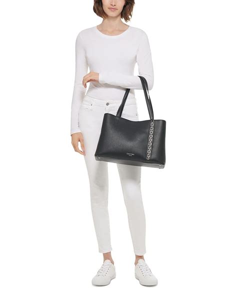 calvin klein shopper frame|calvin klein adeline tote bag.